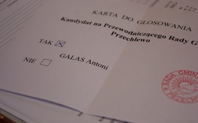 ANTONI GALAS – PRZEWODNICZĄCYM RADY GMINY PRZECHLEWO [GALERIA]