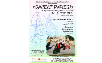 KONCERT PAPIESKI – ZAPROSZENIE